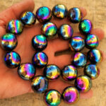 Smaller Rainbow Magnetic Hematite Spheres 3/4" ~ 24 spheres~ 1 Pound